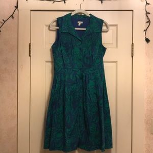Talbots button down sundress